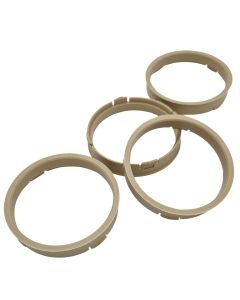 4x Zentrierringe 73.1 - 67.1 I 73,1 auf 67,1 Zentrierring Beige