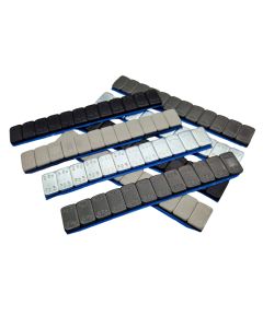 8x Klebegewichte 60g Schwarz Silber Anthrazit Zink | 480g | 12x5g Auswuchtgewichte mit Abrisskante | Für Modellbau, RC-Fahrzeuge, Drohnen & Felgen