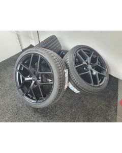 Sommerradsatz Borbet Y Black Matt 8x18 et48 5x112 + HANKOOK S1EVO3 225/40 R18 92 Y XL - D, A, 2, 72dB