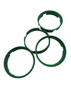 4x Zentrierringe 72,6 - 70,1 I 72,6 auf 70,1 Zentrierring grün