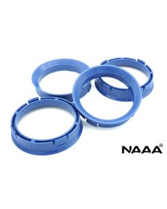 4x Zentrierringe Ø66,6 auf Ø57,1 passend für Borbet, DBV, Proline Wheels, Keskin, MAM und andere