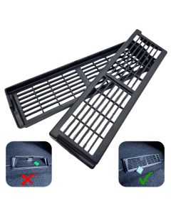 Entlüftungsabdeckung kompatibel für Tesla Model Y Rücksitz, 2er-Pack, 2020-2023 Zubehör, Schutz der Lüftungsschlitze