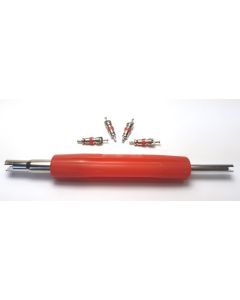 4x Ventileinsätze + Ventildreher