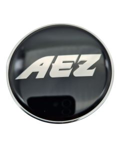 1x AEZ Nabendeckel 68 mm / 65 mm (AZF), ZT2220 Felgendeckel, Schwarz Glanz, Nabenkappe Radnabenkappe, Original Felgenkappe