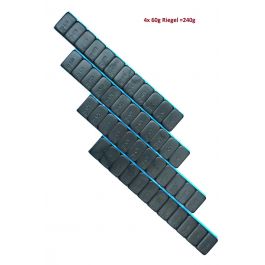RG Stahl-Kleberiegel schwarz kunststoffbeschichtet 60g 100 Stück Klebegewicht 986800 