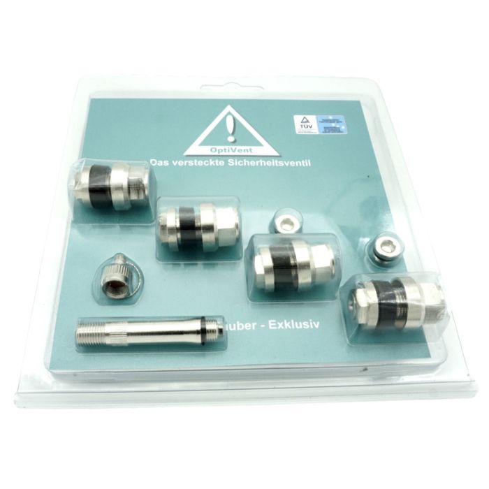 4x Universal Metallventile Silber - Felgenventile 11,3mm Für Alufelgen