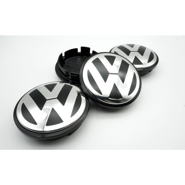 VW Golf 7 Dynamische Nabendeckel für Felgen Nachrüstpaket 4x Original  Zubehör