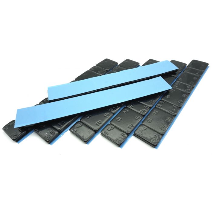 Felgenfactory 420g Auswuchtgewichte schwarz kunststoffbeschichtete Stahlgewichtsriegel 7x60g 