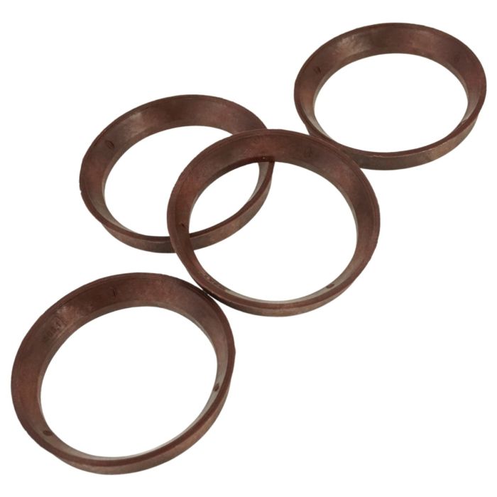 Jeu De 4 Bagues De Centrage Plastique - Diamètre Ext. 76,0 Mm / Int. 72,6 Mm, Pour Jantes Aluminium